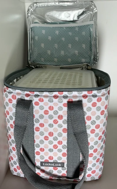 LocknLock Picknick-Set Kühl-& Isoliertasche inkl. 3 Dosen je 1,2l und 1 Kühlpack - Bild 2 von 4