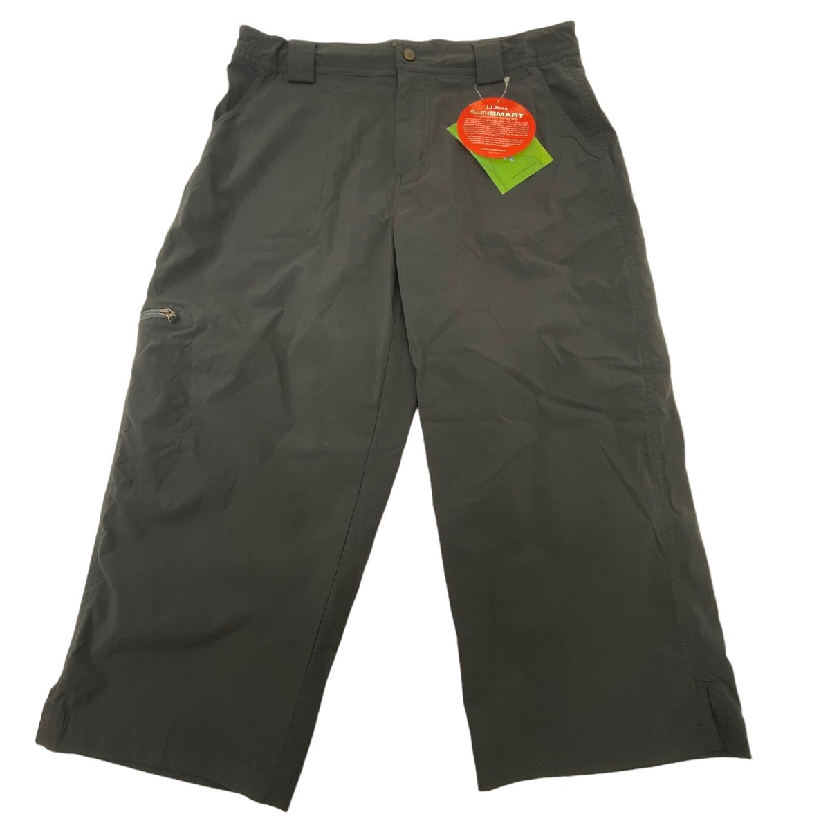 Bean Sz S Dark Gray Capri Pants UPF 50+ Shorts Tropic Stretch
