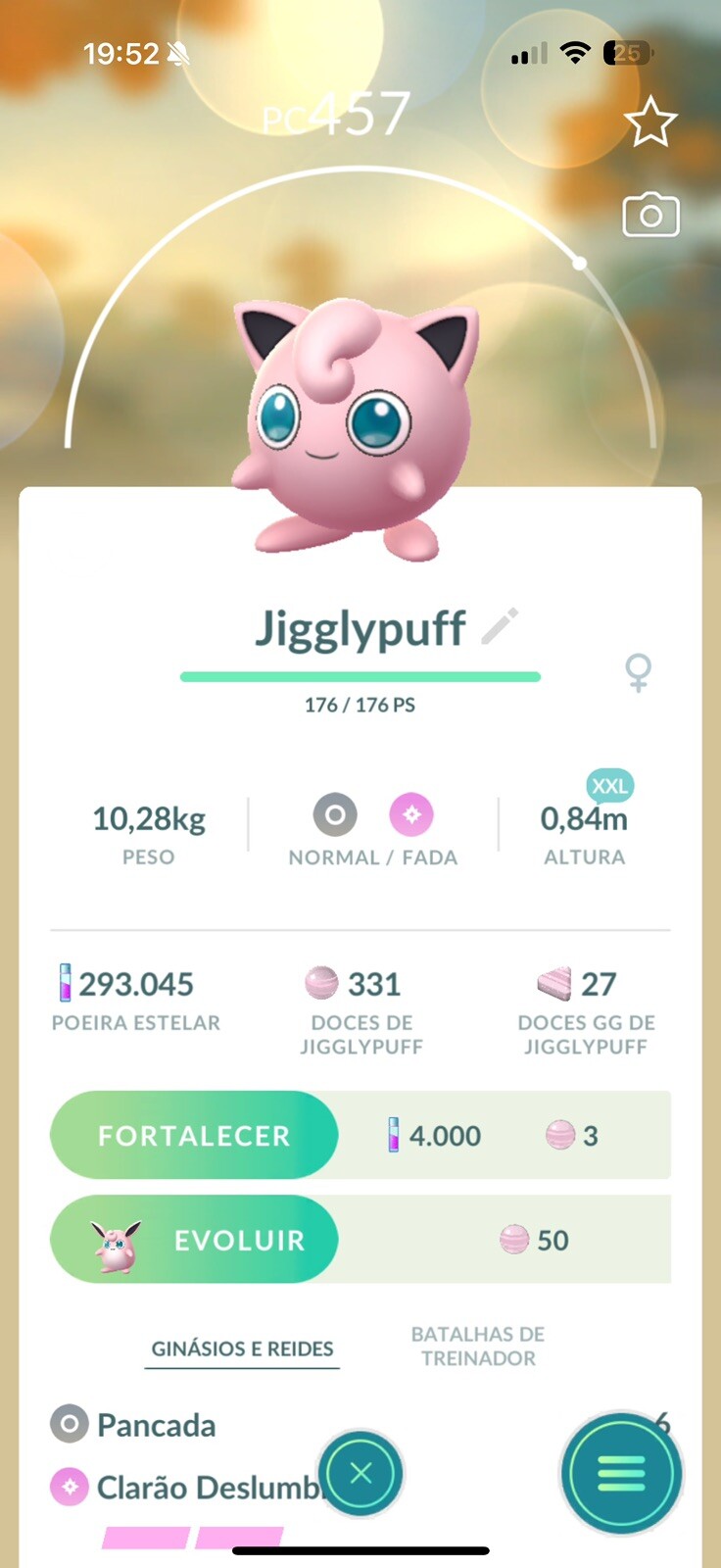 Pokémon GO Jigglypuff XXL #039 Showcase with 1100 Score