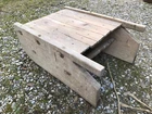Vintage Wooden Sled Folk Art Peasant Early 20th Century Chalet Mountain Decor