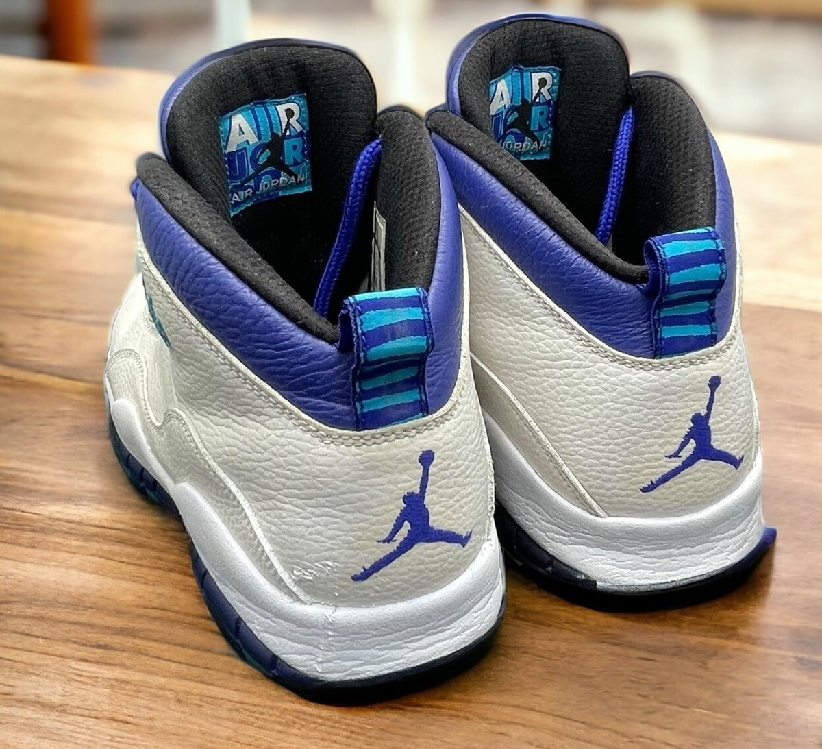 Air Jordan 10 Retro NBA Basketball Charlotte Hornets Shoes