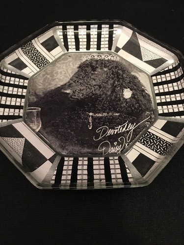 Katherine's Collection Dog Plates Set Of 2 Retired Celebrity Octagon 6" - Picture 3 of 7