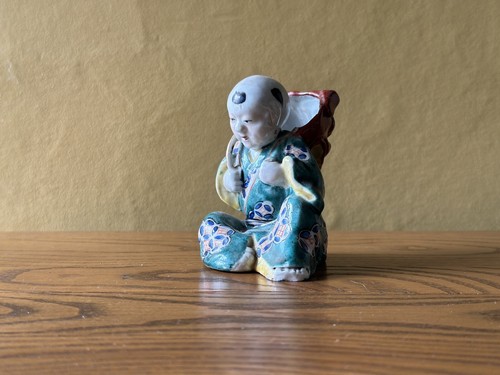 Antique Miniature Chinese Porcelain Figure Of A Boy In A Dog Mask. - Picture 3 of 24