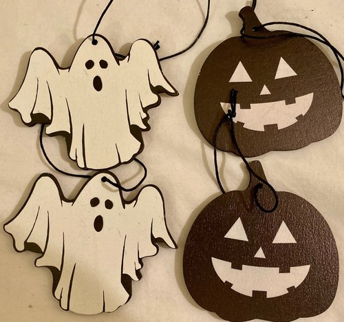 Ornamenti Halloween in legno nuovi set 24 pezzi - Foto 8 di 8