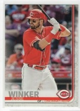 Jesse Winker 2019 Topps Series 1 Baseball Base Common #146 Cincinnati Reds