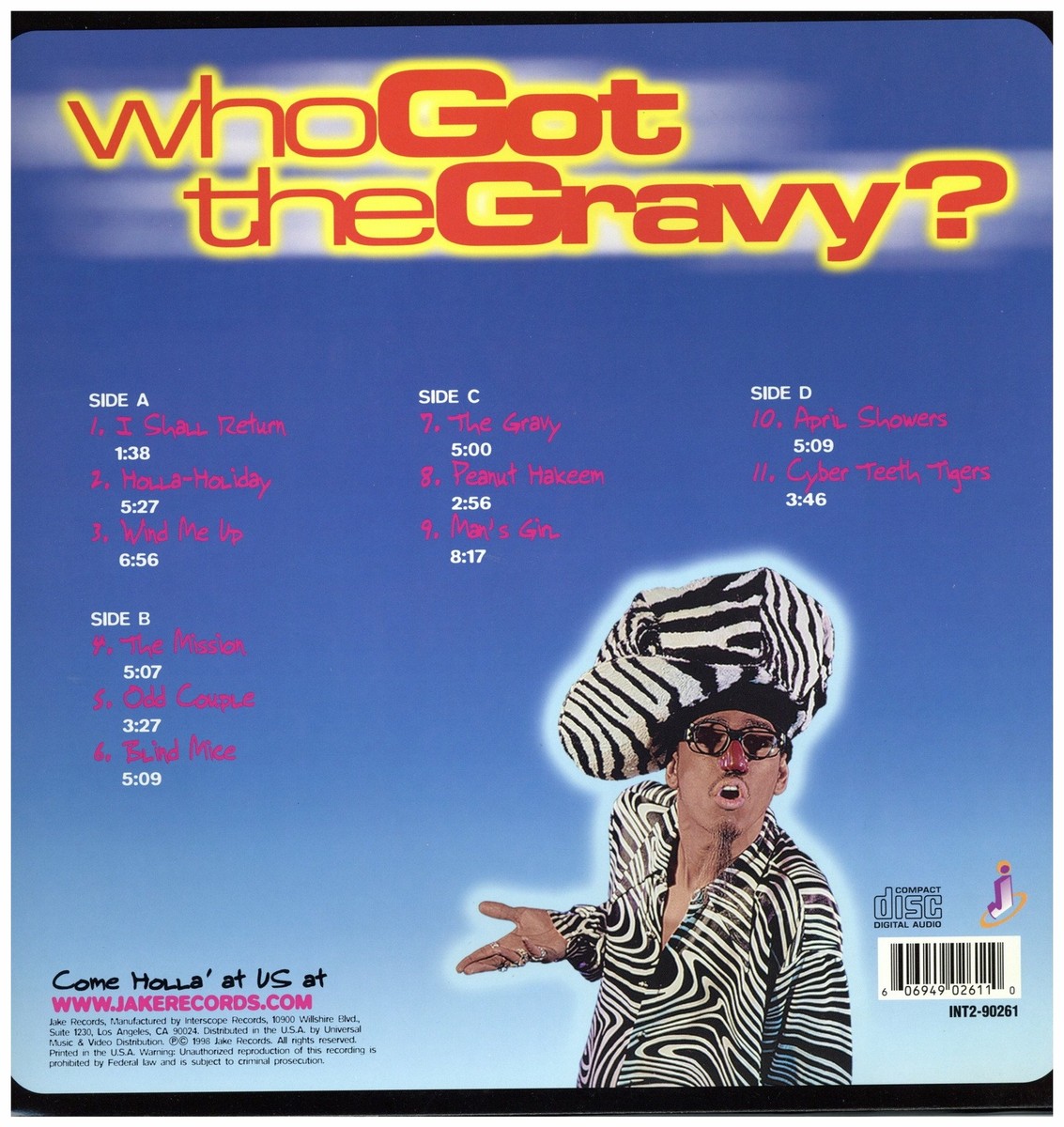 Digital Underground - Who Got The Gravy '98 2xLP US ORG!NM