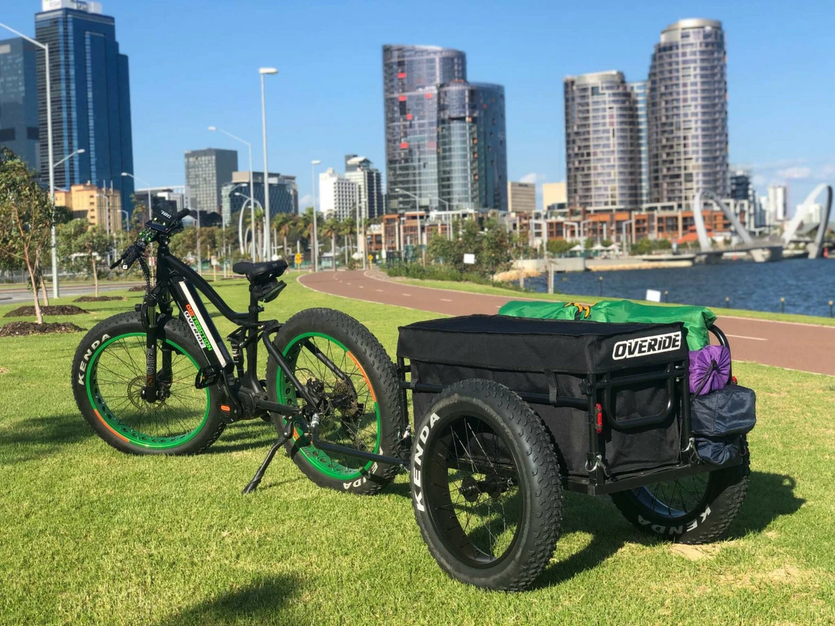 Bicycle Tricycle Fat Wheel Cargo Trailer Foldable Surfing Fishing Golfing