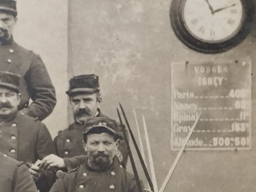Carte photo gare d'Igney (Vosges, 88), Guerre 1914-18 GVC, Train, Vaxoncourt CPA - Picture 2 of 5