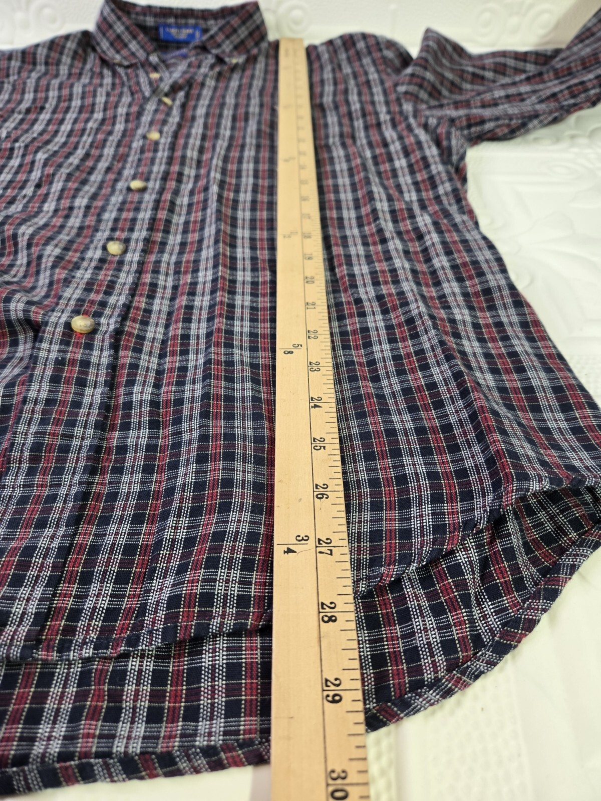 Pendleton Plaid Checked Varsity Button Up Long Sl… - image 11