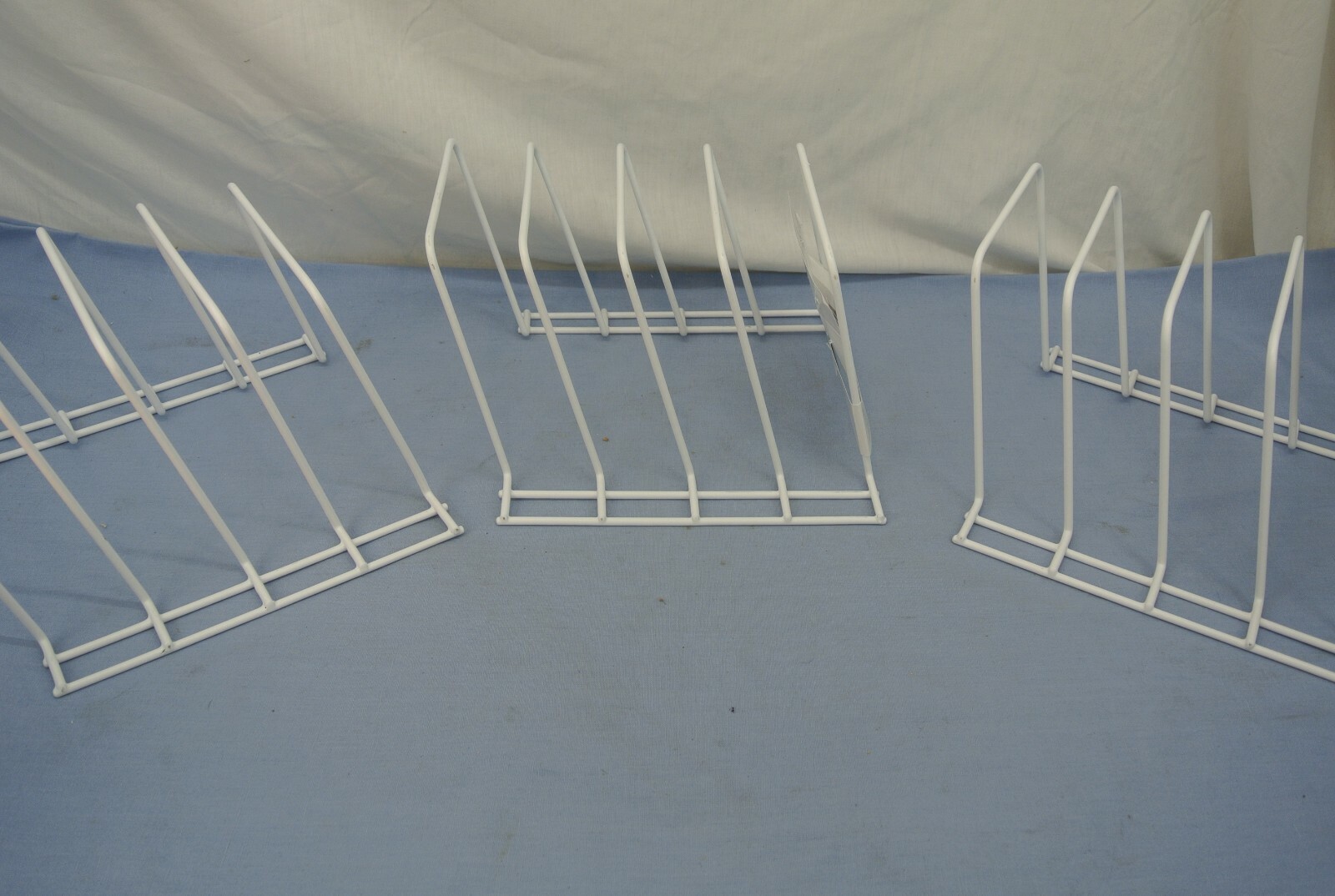 LOT OF 3 CABINET INSERT STORAGE RACK WHITE KITCHEN 12