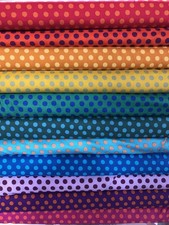 Kaffe Fassett FABRIC BUNDLE SET Beautiful Bold Spots Dots - Fat Quarter