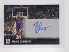 MARIO CHALMERS 2025-26 ONYX AUTHENTICATED AUTO #15 Q3501