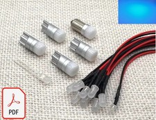 Pioneer SX-850 RECEIVER ICE BLUE LED lamps upgrade kit bulb lights INSTRUCTIONS