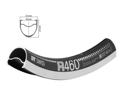 DT SWISS R 460 FELGE 28'' RENNRAD 460g TUBELESS 28 LOCH 23-622 FELGENBREMSE 700C