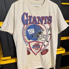 90s New York Giants Super Bowl XLII Champions white t-shirt reprint VK16123