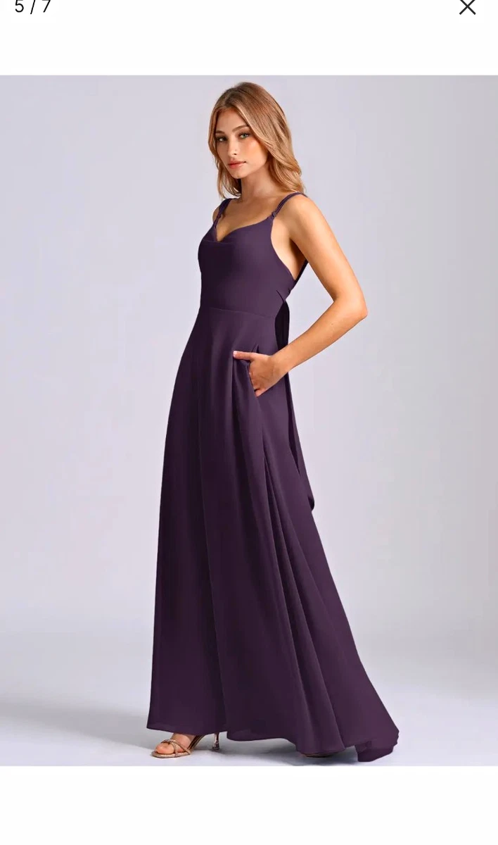 azazie bridesmaid dresses sale Formal for Style:6DRES02795 Anne Hathaway's Backless Navy Size:9 years