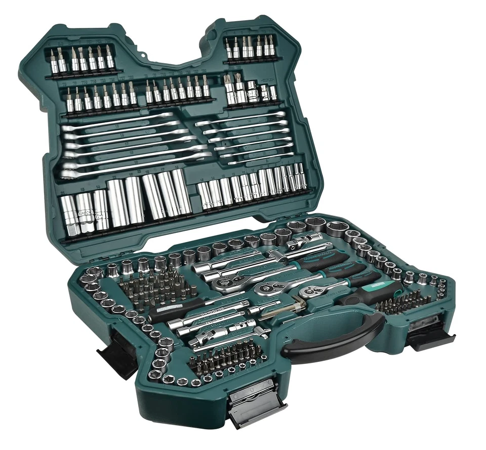 Brüder 215-piece socket wrench set 1/4" 3/8" 1/2" | M98430 - Image 4 of 4
