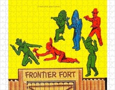 Figurines western Kellogg’s Shredder Wheat années 50 et boite sur CD