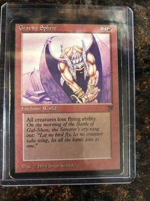 MAGIC THE GATHERING Legends Gravity Sphere ENCHANT WORLD (R) (LOOK)