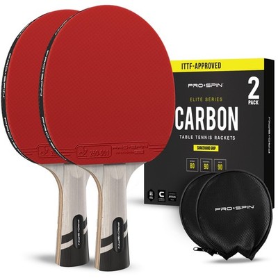 Ping Pong Paddles   ITTF Approved Professional Table Tennis Rackets with Carb...