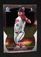 2023 Bowman Draft - Dylan Questad Chrome Refractor #BDC-25 Twins Prospect