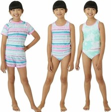 NWT Eddie Bauer Girls Size 14-16 XL Mix Match 4 Piece Reversible Swim Suit Set