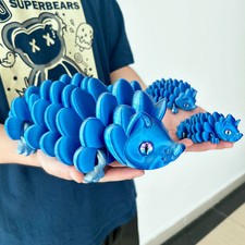 3D-gedruckte Kunststoff Igel Deko Tierfigur Schreibtischaufsatz