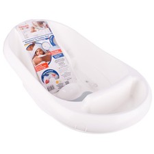 Newborn to Toddler White 3-In-1 Rigid Baby Bathtub with Sling, Ages 0 Months...