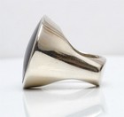 PATRICK JOUIN Large Purple Glass Statement Ring Tapered Concave Design — photo 5