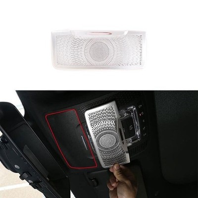 For Benz GLA 2020 2021-2023 Front Reading Lamp Frame Silver Aluminum Cover Trim
