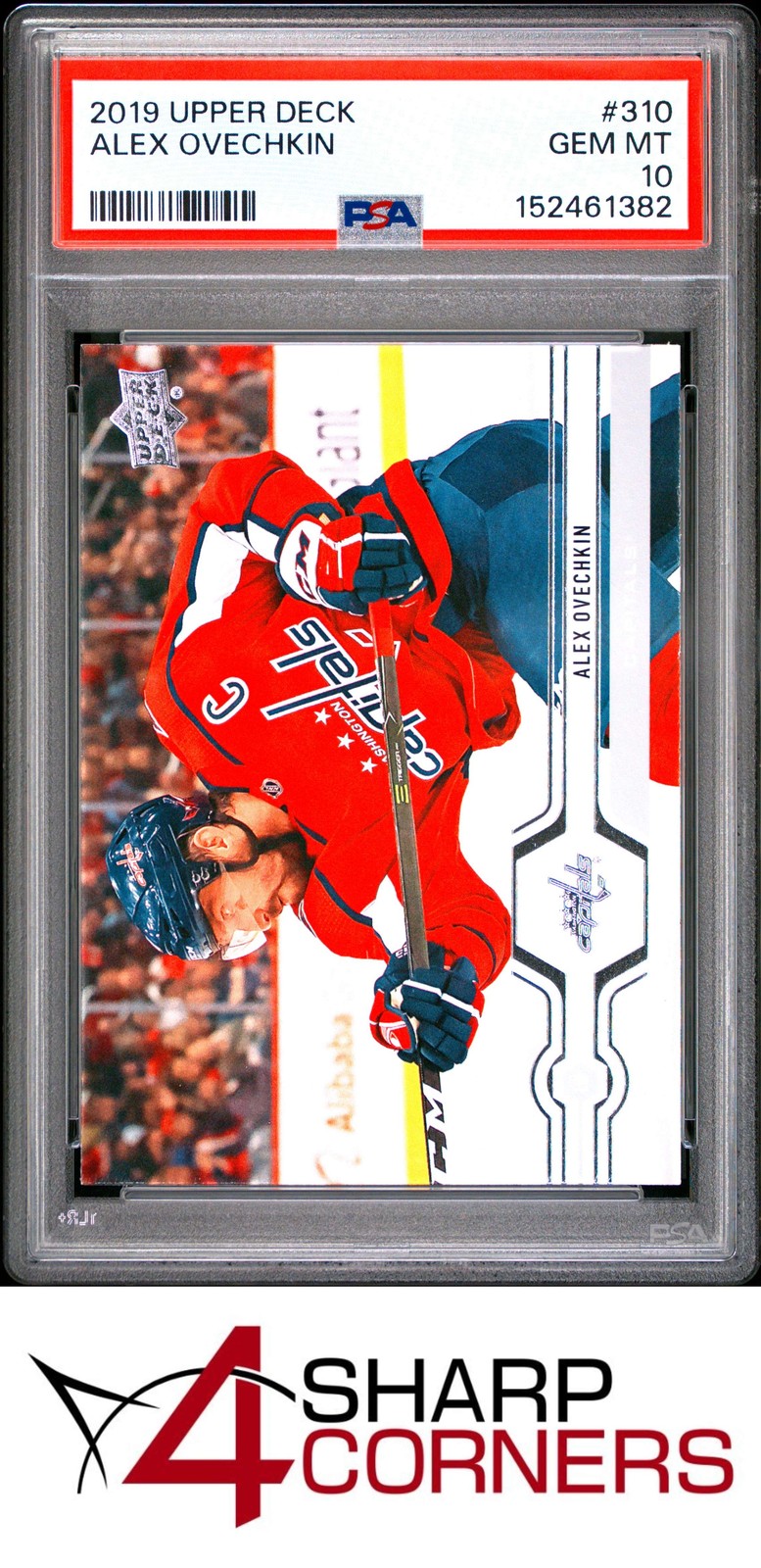 2019 UPPER DECK #310 ALEX OVECHKIN CAPITALS PSA 10