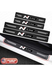 Fit N Line Car Door Plate Sill Scuff Anti Scratch 3D Decal Sticker Protector