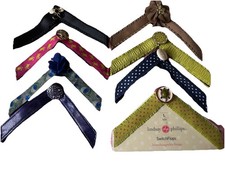 Lindsay Phillips 8 Pairs Switch Flops Interchangeable Straps Size L 9,10,11