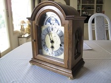 Kaminuhr Tischuhr Uhr Kieninger Meisterwerk generalüberholt  Eiche massiv