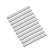 10Pcs 4mm x 40mm Dowel Pin 304 Stainless Steel Shelf Pin Fasten Silver Tone