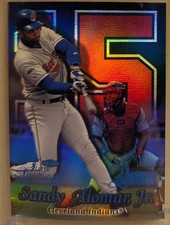1999 Flair Showcase ROW 2 LEGACY #140 Sandy Alomar Jr Indians RARE PARALLEL /99
