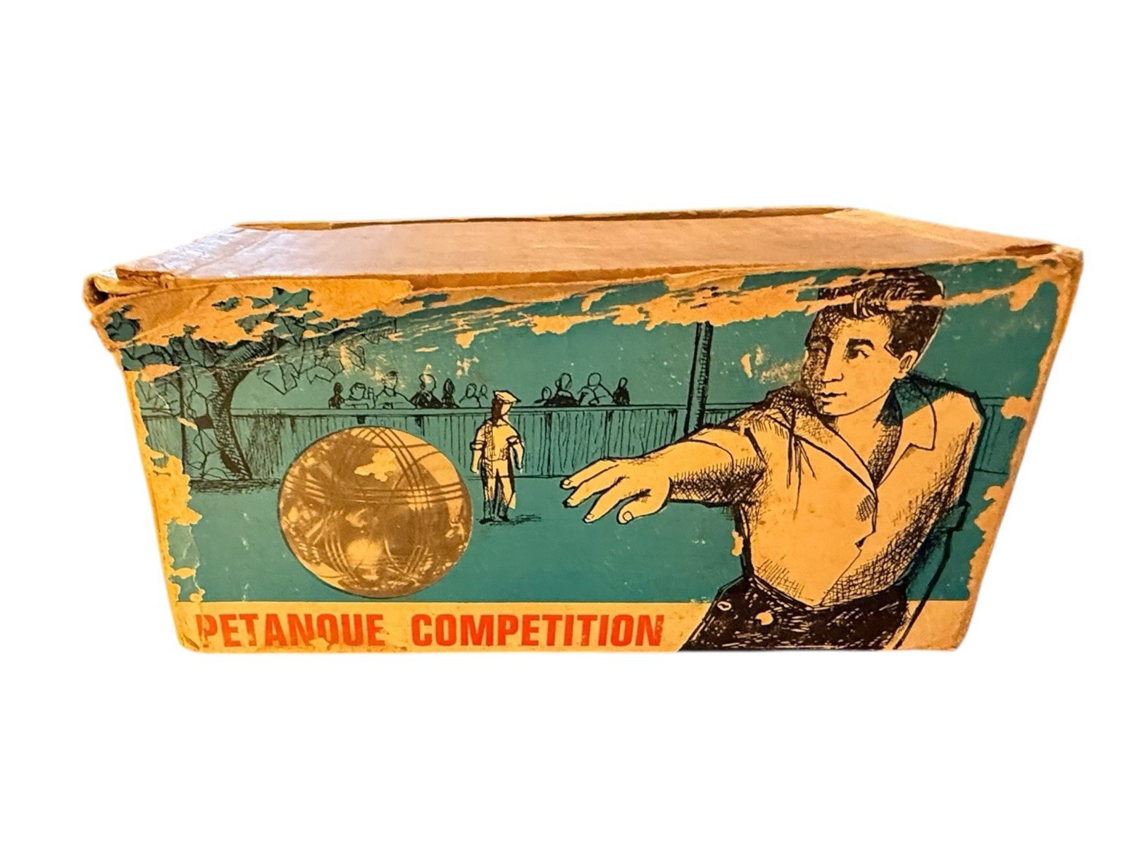 Vintage Obut Boules De Petanque Chrome Balls w Orig Box