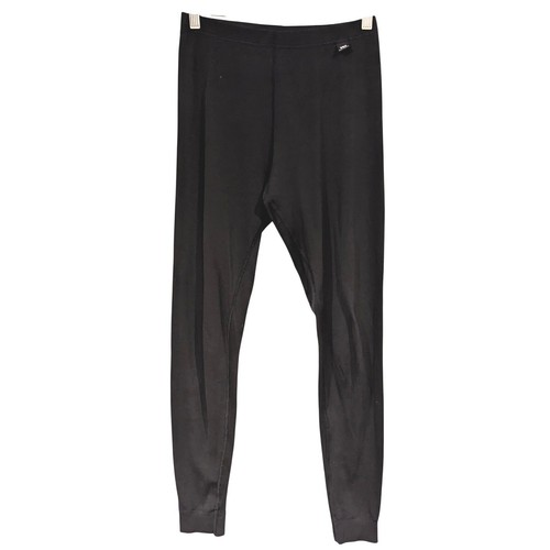 Helly Hansen, Helly Hansen Leggings S Black Ribbed Base Layer Elastic Waist Thermal Pants