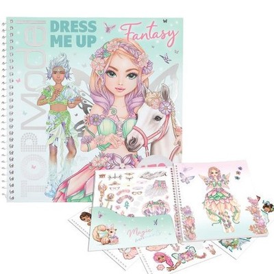 Depesche 13805_A TopModel Stickerbuch Dress me up Fantasy / 24Seiten
