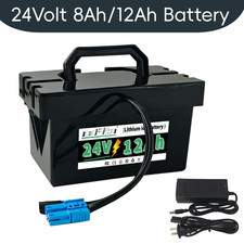 24Volt Battery 8Ah 12Ah Lithium Battery for 24V Ride-On Cars and Toy Cars