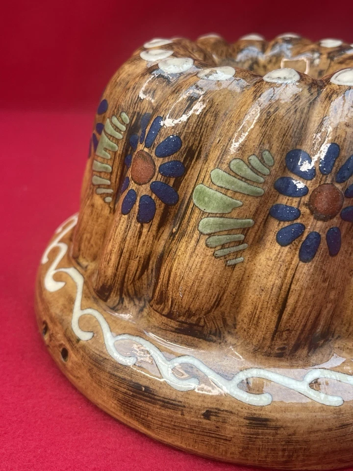 Moule à Kouglof en céramique décoré – très bon état - Alsace - Photo 3/4