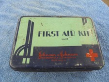 Vintage 1942 Johnson & Johnson no. 16 First Aid Kit Full box