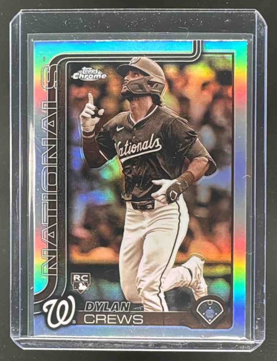 EL.179 Dylan Crews 2025 Topps Chrome #146 Sepia Refractor Rookie RC