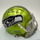 RASHID SHAHEED SIGNED/AUTOGRAPHED SEATTLE SEAHAWKS FLASH SPEED MINI HELMET - BAS