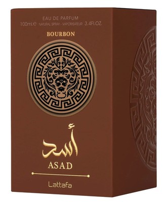 Lattafa Asad Bourbon Unisex Eau De Parfum Spray 3.4 fl oz 100 ml
