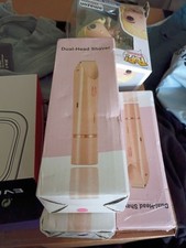 Dual-Head Electric Shaver and Body Hair Trimmer - Rose Gold