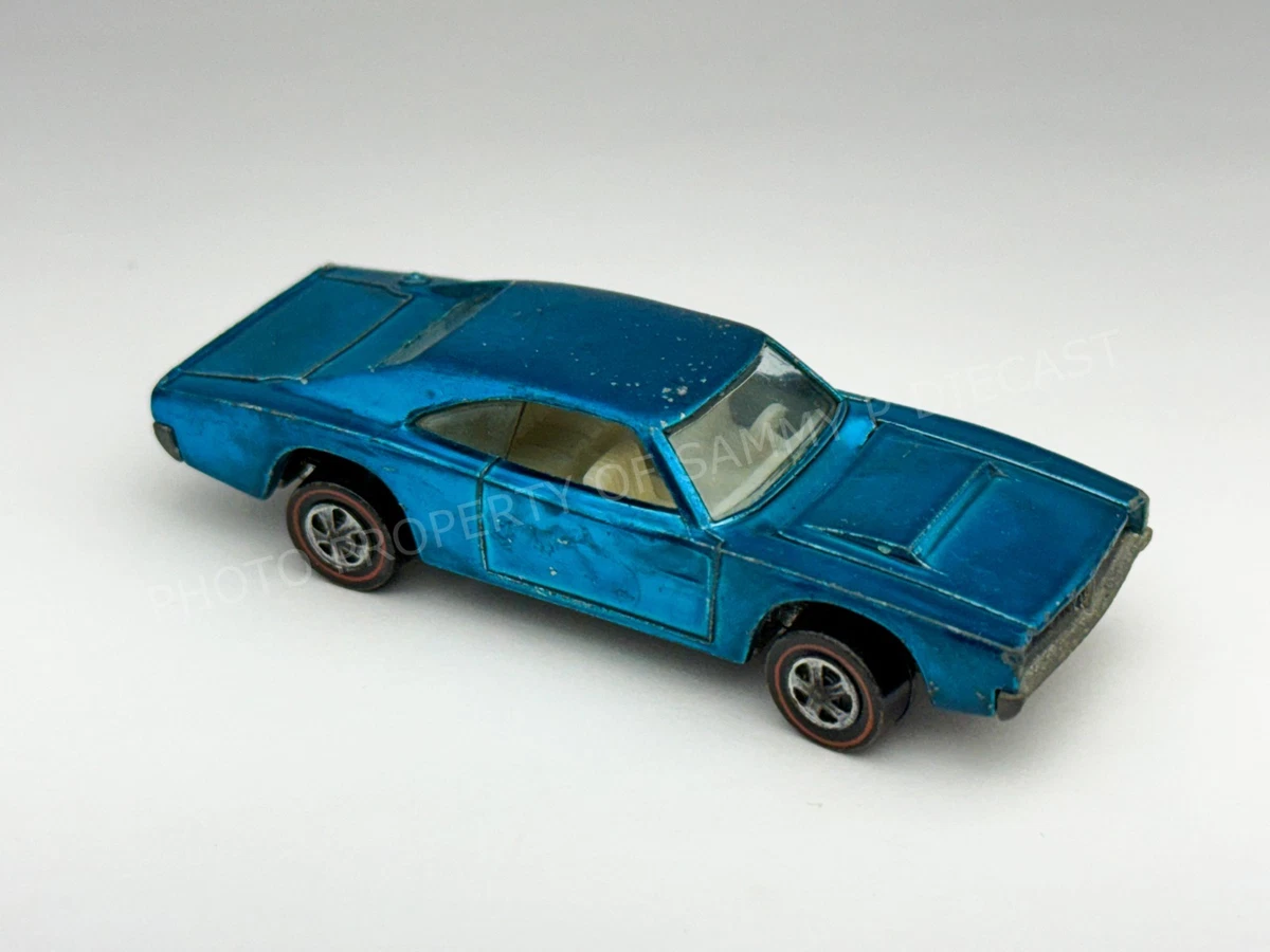 Vintage Original Redline Hot Wheels Custom Dodge Charger 1968 AS IS