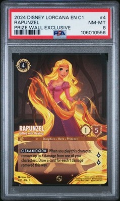 Rapunzel - Gifted with Healing 4 Disney Lorcana Promo Cards