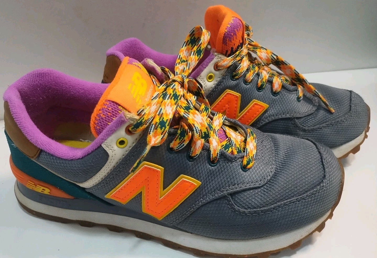New Balance 574 Weekend Expedition Sneaker Shoes Women's Size 7.5 Grey WL574EXC