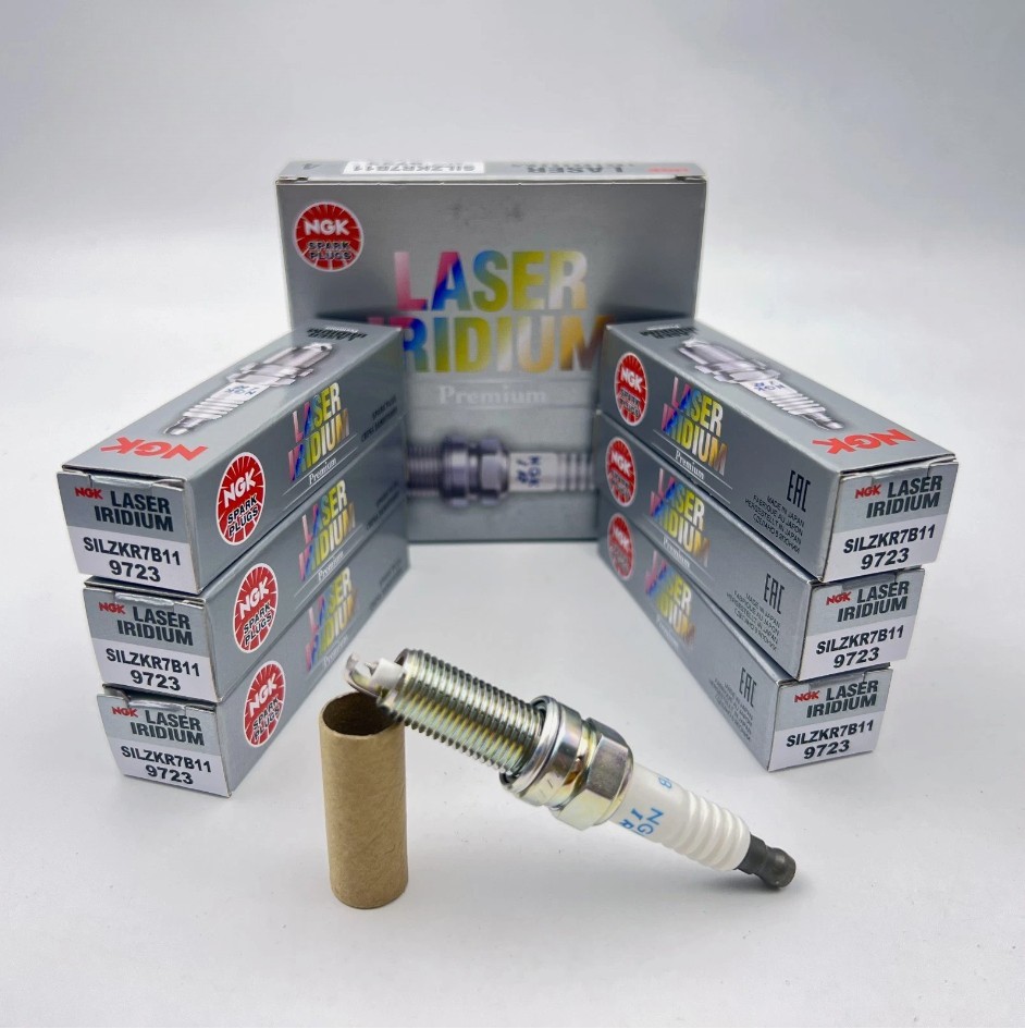 6x NGK SILZKR7B11 9723 Laser Iridium Spark Plugs For WRANGLER 2012-17 3.6L